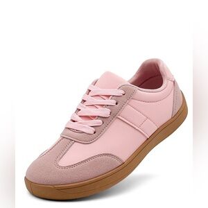 NIP Cute and Popular Ezrnoxc Pink Barefoot Walking Sneakers,Comfortable&Nonslip